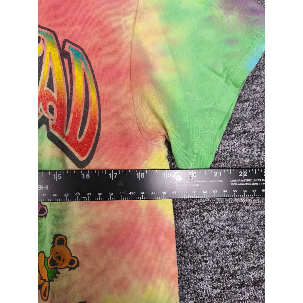 Grateful Dead Dancing Bears Rainbow Tie Dye Graphic T-Shirt Mens Medium 2016 - Picture 4 of 8